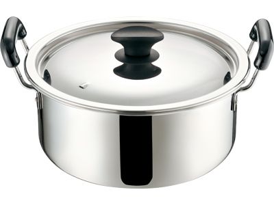 MTN PCEモリブデンプロ＆煮込鍋 22cm 新ツマミ付 (072136-022) 台所 キッチン キッチン用品 台所用品 調理道具 料理道具 業務用 町内会 集会 学校 給食 両手鍋 鍋 外輪鍋 