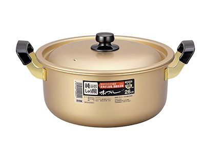 ホクア 純しゅう酸味つくし 22cm (001003-003) hokua 北陸アルミニウム 台所 キッチン キッチン用品 台所用品 調理道具 料理道具 業務用 町内会 集会 学校 給食 両手鍋 鍋 