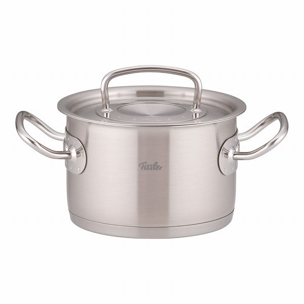 Fissler(フィスラー) NEWプロコレクション(三層構造) 18-10シチューポット 16cm 蓋付 84-123(AHI1701)