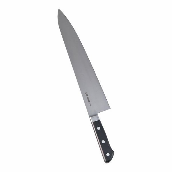 河村刃物 日本鋼 牛刀 33cm 両刃 口金付 AKK5306 牛刀包丁 シェフナイフ 洋包丁 万能包丁 料理包丁 文化包丁 キッチンナイフ 包丁 ナイフ ハガネ 鋼4582226890932 kit
