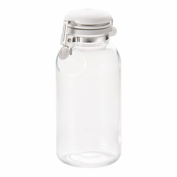 星硝(Seisho) セラーメイト ワンプッシュ便利びん 500ml BBN0201 セイショウ せいしょう ガラス製保存容器 ガラス保存容器 キッチンポット 保存瓶 瓶 ガラス保存びん ジャー 食品