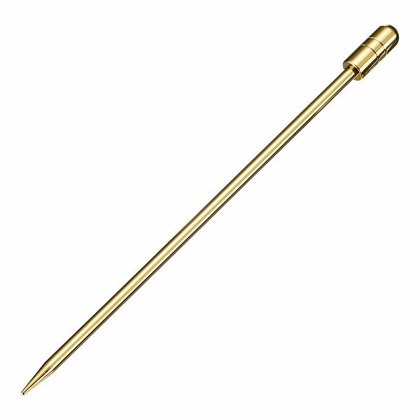 18-8 オードブルピン 金メッキ 80mm 丸棒型 入数：1セット(6本入) OOC02008 オードブルピック カクテルピック ピック オードブルピン カクテルピン マティーニピン オードブル カ