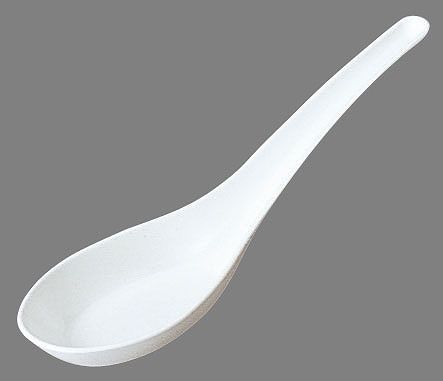 エンテック(Entec) レンゲスプーン 白 158mm PBT樹脂 103TW(RLVH001) れんげ レンゲ スプーン 中華料理 カトラリー 食洗機 洗浄機 ホワイト4976391010323k