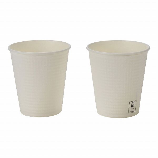 サンナップ(Sunnap) エンボスカップ ホワイト 260ml(9oz) 入数：1セット(40個入) C2640EAFS(XKTA702) 紙コップ 紙カップ ペーパーコップ ペーパーカップ コップ