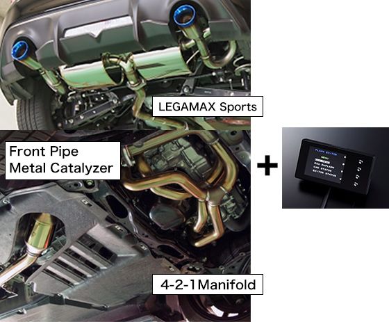 HKS エキゾースト＆ECUパッケージ 33009-AT009 スバル BRZ ZC6 FA20 後期型MT専用品 2016年08月〜2019年03月