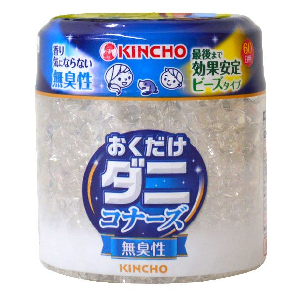 KINCHO/金鳥 ダニコナーズ ビーズタイプ 60日用 無臭性 170g 気になる所に、置くだけ簡単 キンチョー きんちょう 大日本除虫菊 防虫剤 防虫 虫除け 虫よけ 忌避 忌避剤 ダニよけ ダニ