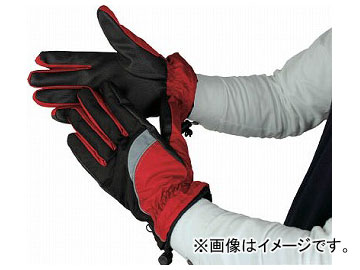 おたふく ホットエースプロライト（リフレクタータイプ） レッド×ブラック M HA-328-RB-M(7582188) HA328RBM おたふく手袋 OTAFUKU-GLOVE 1087464000