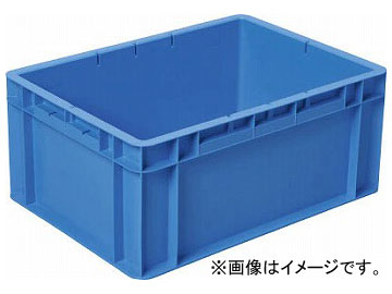 DIC RC型コンテナRC-53 外寸:W600×D430×H260 青 RC-53 B(7592213) RC-53B 7592213 DICプラスチック 容器資材 RC53 ブルー 8536287