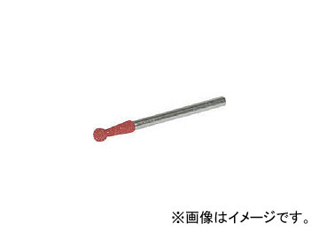 トラスコ中山 ゴム軸付砥石 球型 φ6×軸3 80＃ 入数：1PK(10本) CH806RC(8185117) TRUSCO 3100481090 軸付砥石1 作業用品 研削研磨用品 軸付砥石4989
