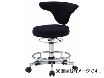 439208850 TFDC-500 BK レザーブラック P オフィス住設用品 オフィス家具 作業用チェア 2769328 tool ツール 工具 整備 用品 とらすこ なかやま ナカヤマ 中山 ト