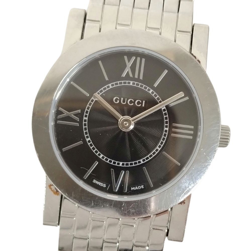 [商品名]GUCCI グッチ 5200L.1 ラウンド ステンレススチール クォーツ 腕時計 シルバー フリー 正規品 / C467【中古】 [ブランド]グッチ（GUCCI） [タイプ]5200L.1