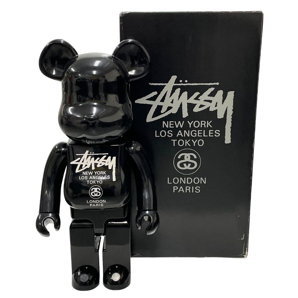 STUSSY ステューシー × メディコムトイ BE＠RBRICK ベアブリック 1000% WORLD TOUR 2006 ブラック 正規品 / 29506