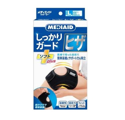 ●指かけ穴で簡単に装着簡単にしっかり締められるよう、サポーター前面に指かけ穴を配置。従来よりも引っ張りやすく、手軽に装着することができます。●医療で培った技術でヒザをしっかりガードパワーのある伸縮生地
