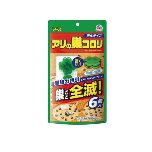 ◆アリの生態を徹底研究。よく食べ、よく効く！ ヒアリなどのいろいろなアリに◆ヒアリ・アルゼンチンアリにも(※ヒアリ・アルゼンチンアリなどの外来アリは、大きなコロニーを形成した場合、巣の防除が困難になり