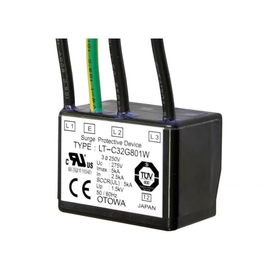 【新品&starf;送料無料】OTOWA 音羽 LT-C32G801WS 装置用SPD 避雷器 800V OT【６ヶ月保証】