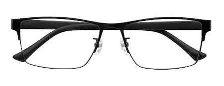視力補正用メガネ 『ピントグラス』 カラー/黒 BLACK ブラック 軽度 老眼度数：+1.75D〜＋0.00D 傷が付きにくいハードコーティング仕様。 日常やビジネスシーン他あらゆる場面で快適にお使