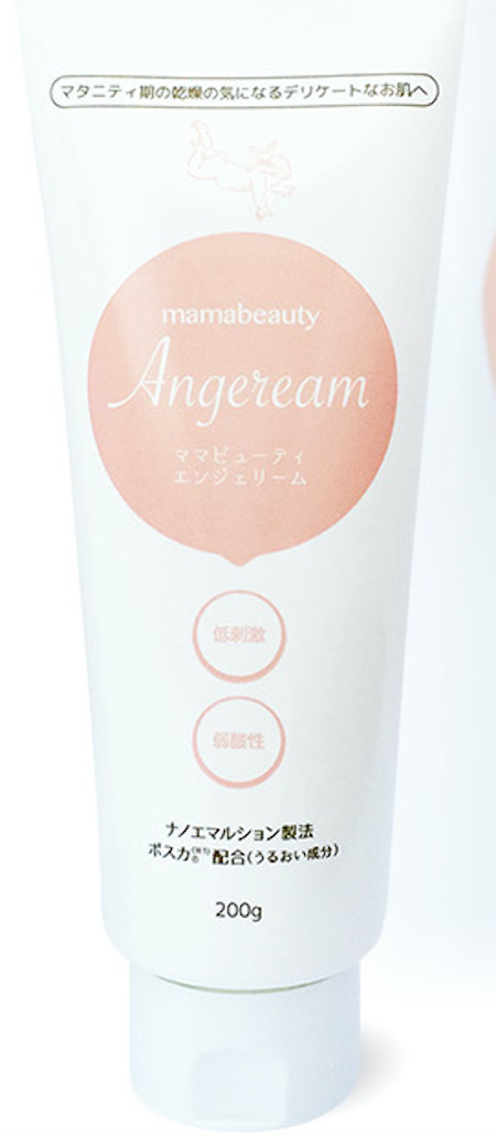 healthylife ママビューティ エンジェリーム 内容量：200g 妊娠中 スキンケア ボディケア 乾燥肌 肌荒れ 対策 医薬部外品 断裂線