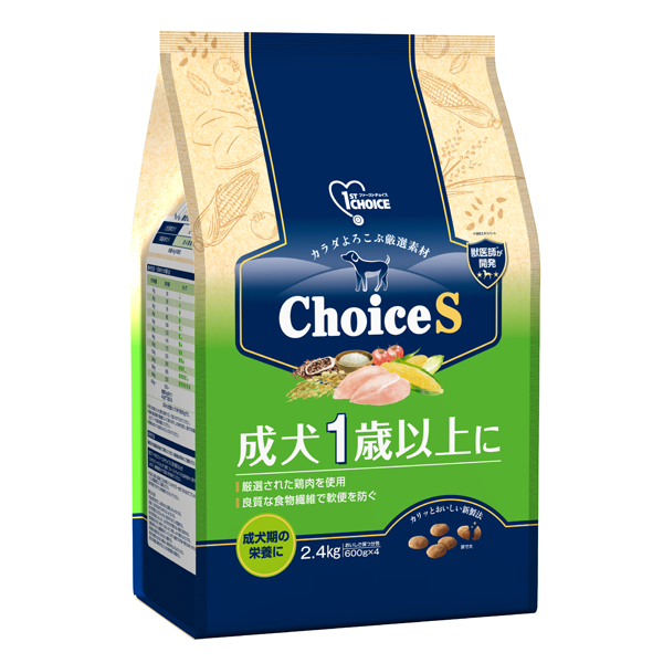 「ドッグフード Choice S 成犬 1歳以上に 2.4kg アース・ペット」はホームセンターセブンが販売しております。