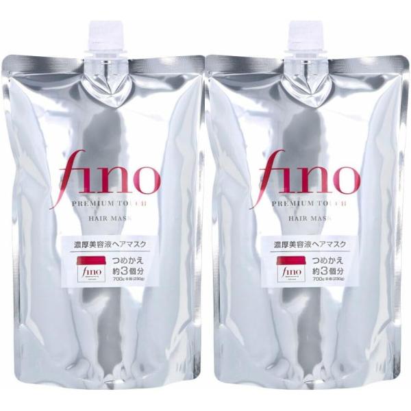 トリートメント 詰め替え フィーノ ヘアマスク 大容量 700g 2袋セット まとめ買い fino プレミアムタッチ ヘアトリートメント ダメージであきらめていた髪も 手ぐしが止まらない「まさかのとぅ