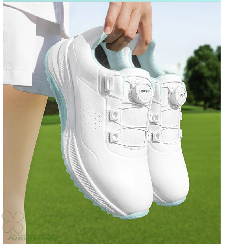 ゴルフ ゴルフシューズ 夏用 快適 通気 ダイヤル式 ソフトスパイク