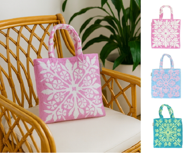 キャシーマム キルト柄 トートバッグ バッグ Kathy Mom Island Style ハワイアン ノヘアシリーズ レディース ハワイアン雑貨 ハワイ レッ