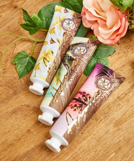 ハワイアン雑貨 アイラ ミニハンドクリーム ハワイアン 30g (ワイキキココナッツ・アロハプルメリア・ビーチムスク) ハワイアン雑貨 ハワ