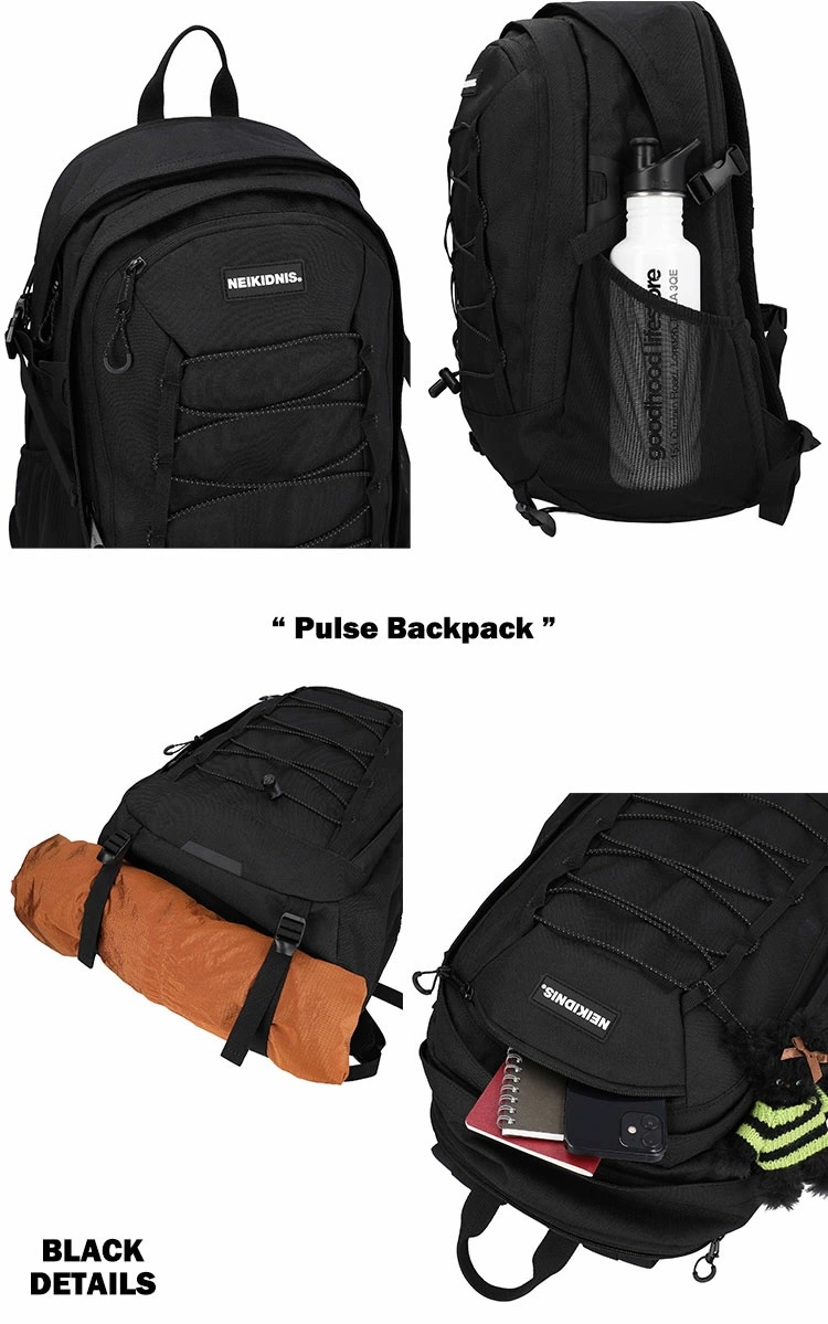 ネイキドニス リュック NEIKIDNIS 正規販売店 Pulse Backpack パルス バックパック BLACK ブラック BEIGE ベージュ IVORY アイボリー OREO オレオ 新学期リュック リュックサック 新学期バックパック デイパック NB45ABG030 バッグ ネイキドニス リュック NEIKIDNIS 正規販売店 Pulse Backpack パルス