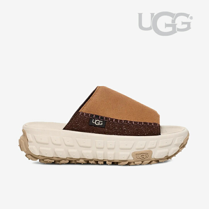 ・UGG｜Venture Daze Slide Suede/ アグ/ベンチャー デイズ スライド スエード/チェスナットｘセラミック #