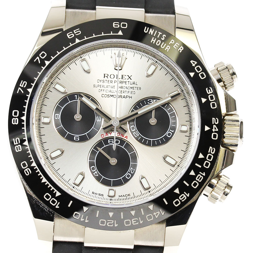☆良品&starf;保証書付き【ROLEX】ロレックス デイトナ コスモグラフ スチールブラック 116519LN K18WG タキメーター 自動巻き メンズ