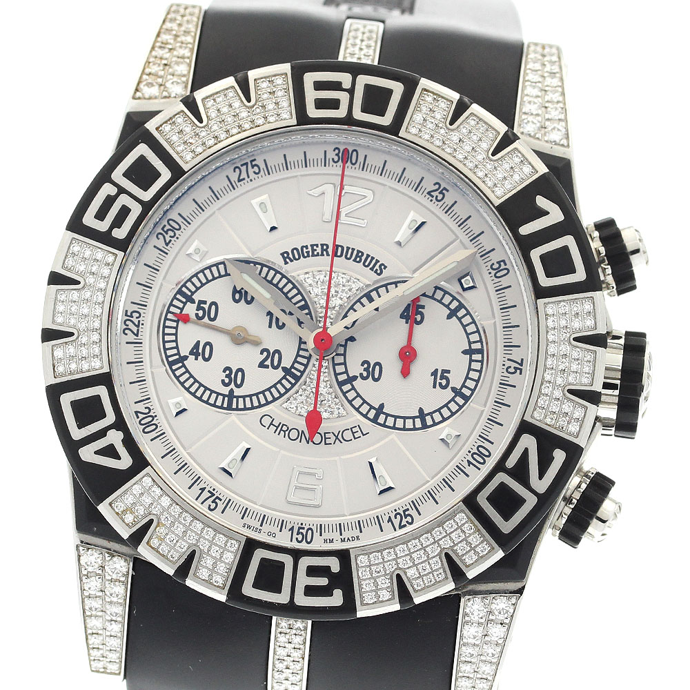 ロジェ・デュブイ ROGER DUBUIS SED46 ニューイージーダイバー ダイヤ クロノグラフ 自動巻き メンズ _768995