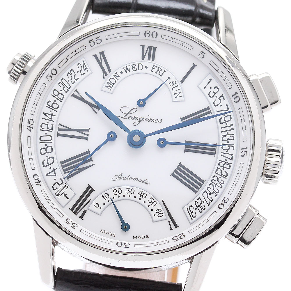 ロンジン LONGINES L4.797.4 ヘリテージ レトログラード 自動巻き メンズ _871541