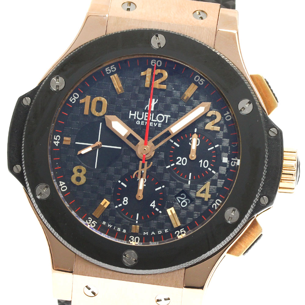 ウブロ HUBLOT 301.PB.131.RX ビッグバン ゴールド セラミック デイト クロノグラフ 自動巻き メンズ _860066