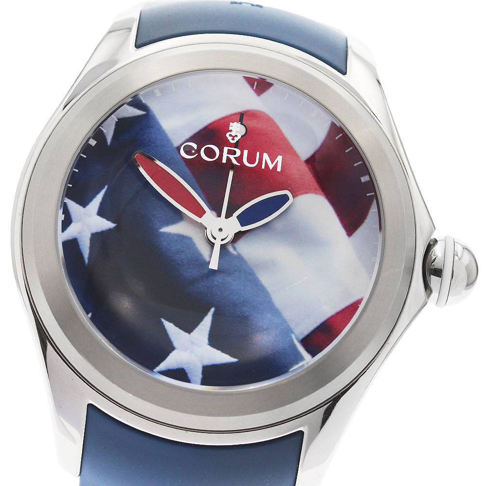 コルム CORUM 403.101.04/0373US01 ビッグバブル 52 フラッグ 自動巻き メンズ 良品 箱・保証書付き_894323