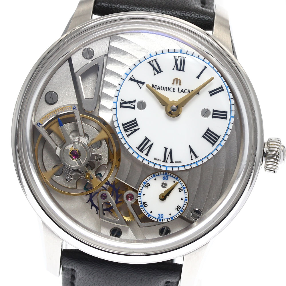 モーリスラクロア MAURICE LACROIX MP6118-SS001-112 マスターピース グラビティ 創業40周年記念限定 自動巻き メンズ 箱・保証書付_8896