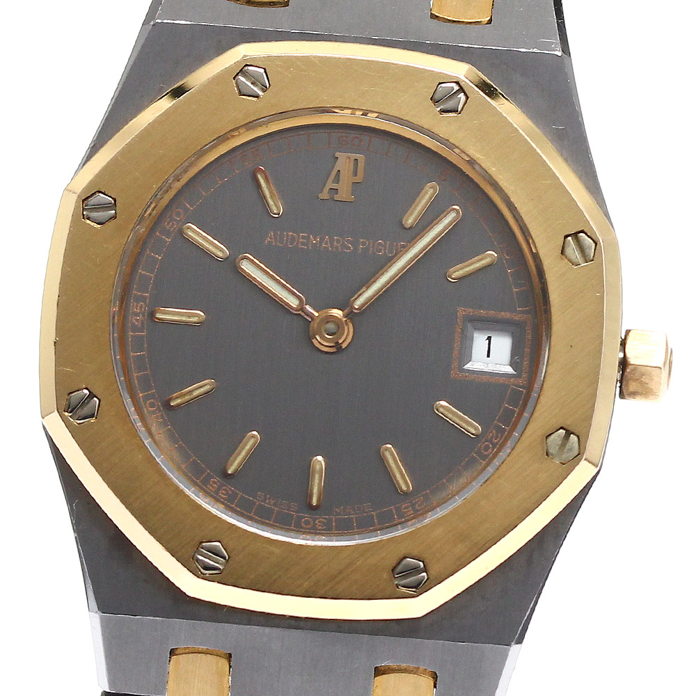 オーデマ・ピゲ AUDEMARS PIGUET 66270TR.722 ロイヤルオーク デイト クォーツ レディース 箱・保証書付き_893065