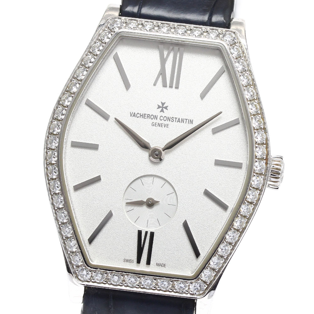 ヴァシュロン・コンスタンタン VACHERON CONSTANTIN 81515/000G-9891 マルテ K18WG ダイヤベゼル 手巻き ボーイズ 保証書付き_823445