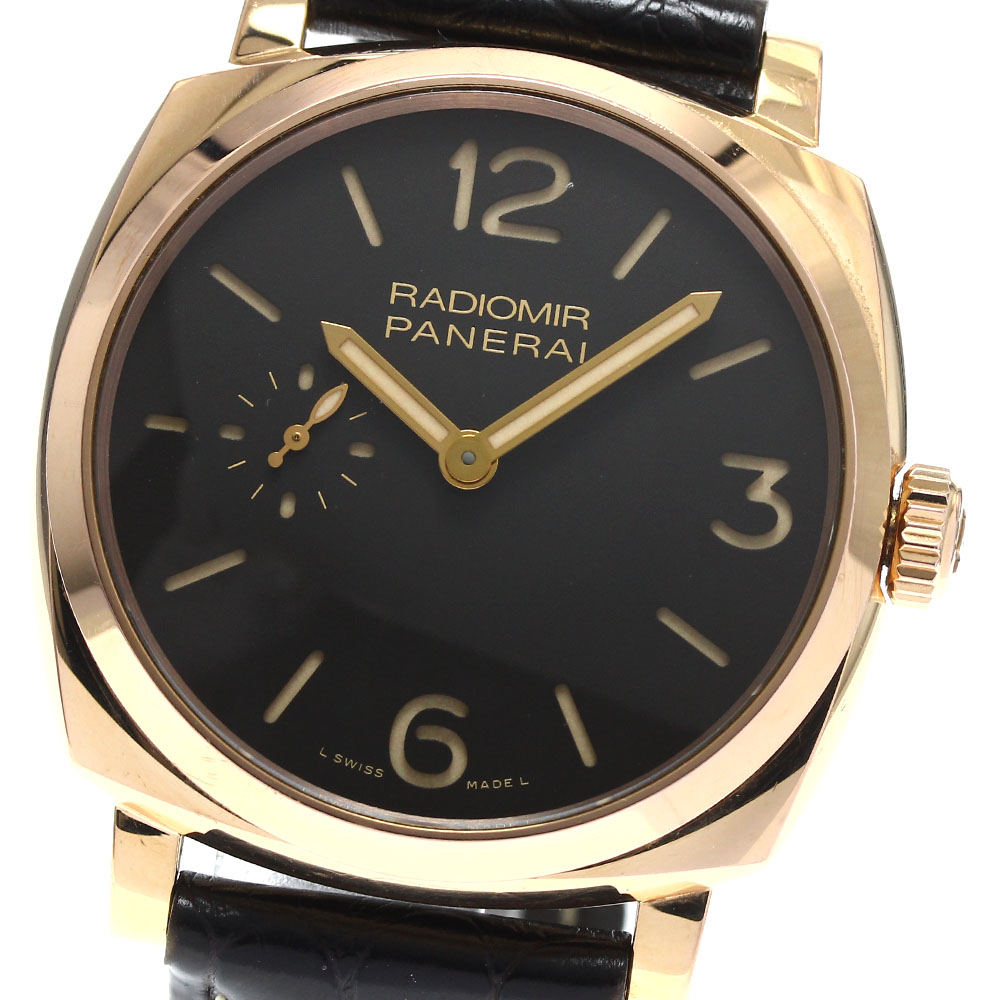 パネライ PANERAI PAM00513 ラジオミール 1940 オロロッソ K18PG 手巻き メンズ 保証書付き_892488