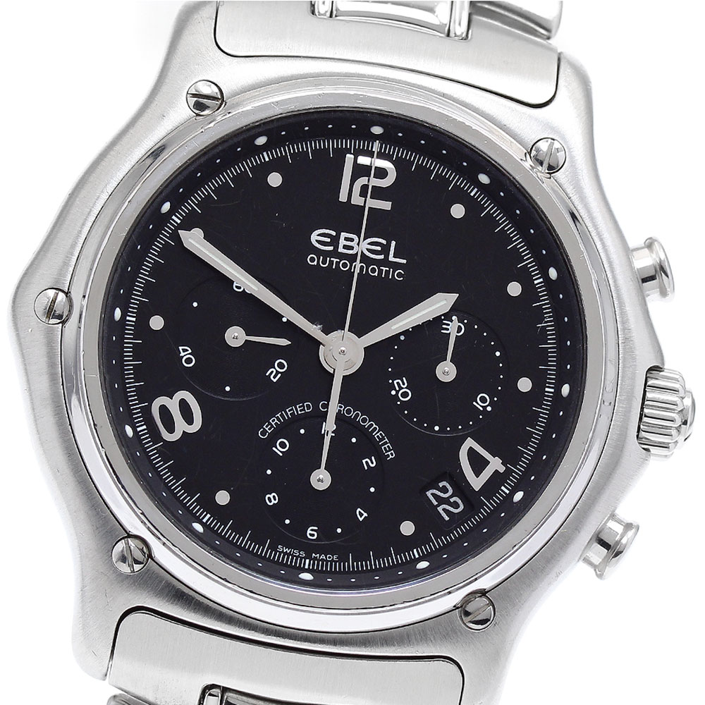 エベル EBEL E9137240 1911 モデュロール クロノグラフ 自動巻き メンズ _899195