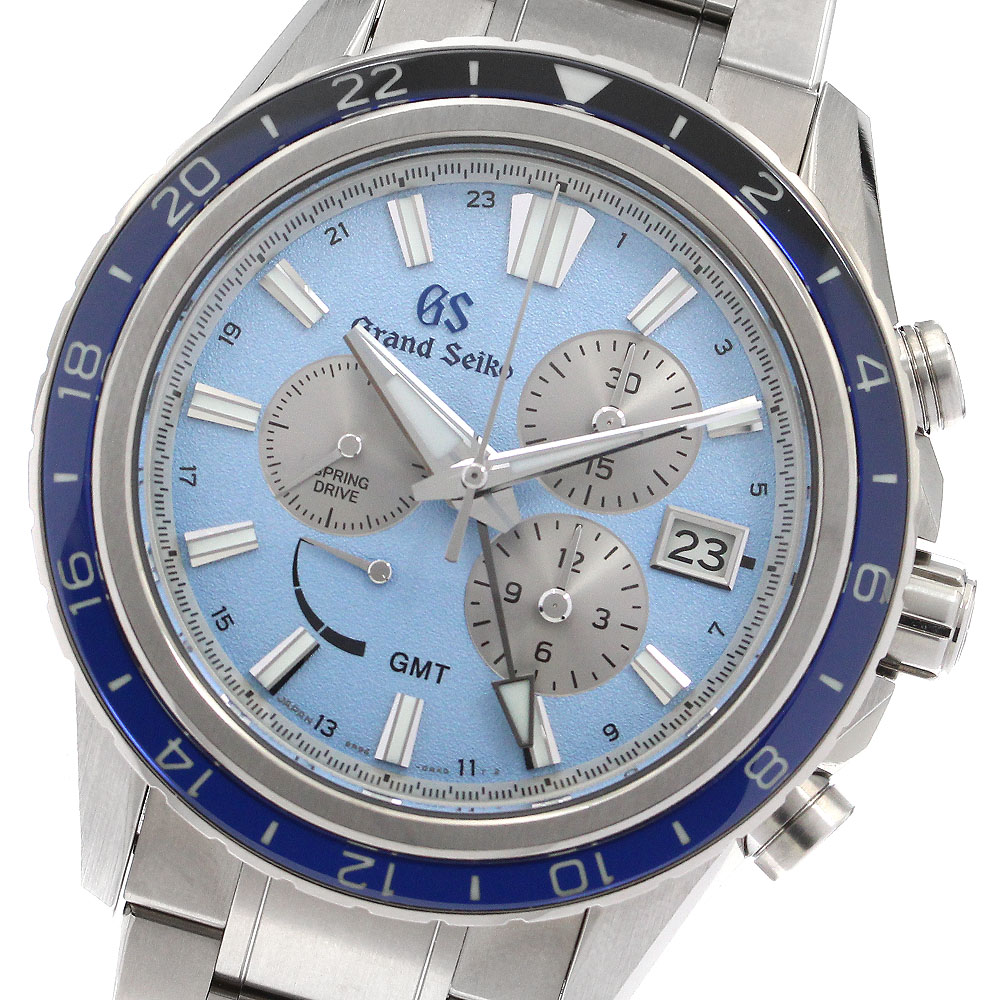 セイコー SEIKO 9R96-0AT0/SBGC261 グランドセイコー エボリューション9 GMT スプリングドライブ メンズ 極美品 箱・保証書付き_903421