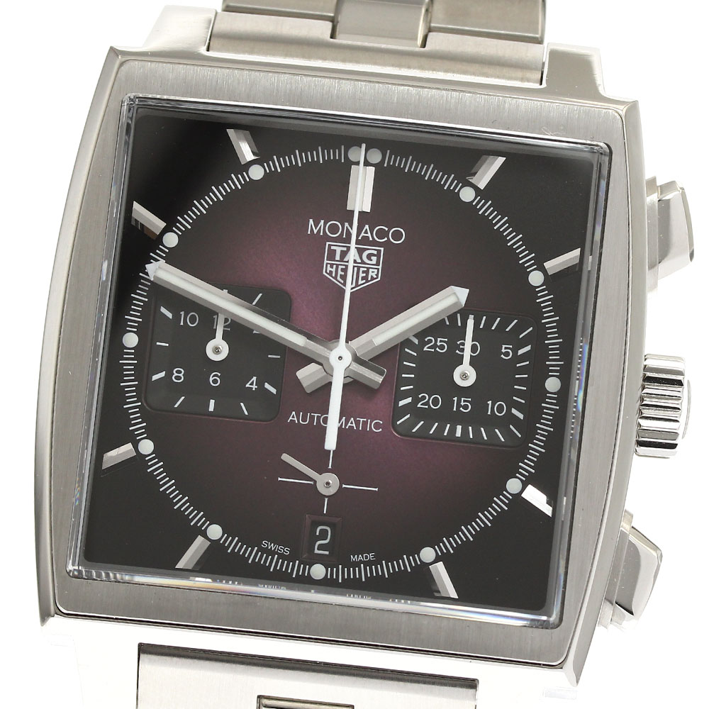 タグホイヤー TAG HEUER CBL2118 モナコ キャリバー ホイヤー02 世界限定500本 自動巻き メンズ 美品 _905772