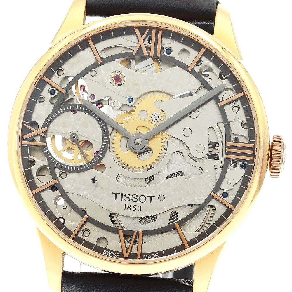 ティソ TISSOT T099405A T-クラシック シュマン・デ・トゥレル 手巻き メンズ 保証書付き_905494