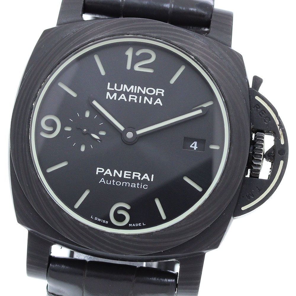 パネライ PANERAI PAM01118 マリーナ カーボテック 70周年限定 デイト 自動巻き メンズ 内箱付き_907806