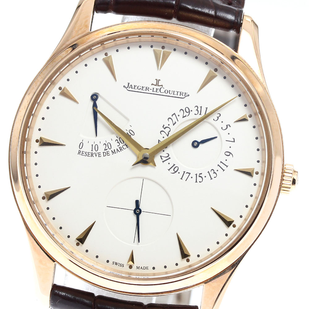ジャガー・ルクルト JAEGER-LECOULTRE Q1372520 マスター ウルトラスリム K18PG 自動巻き メンズ 保証書付き_870682