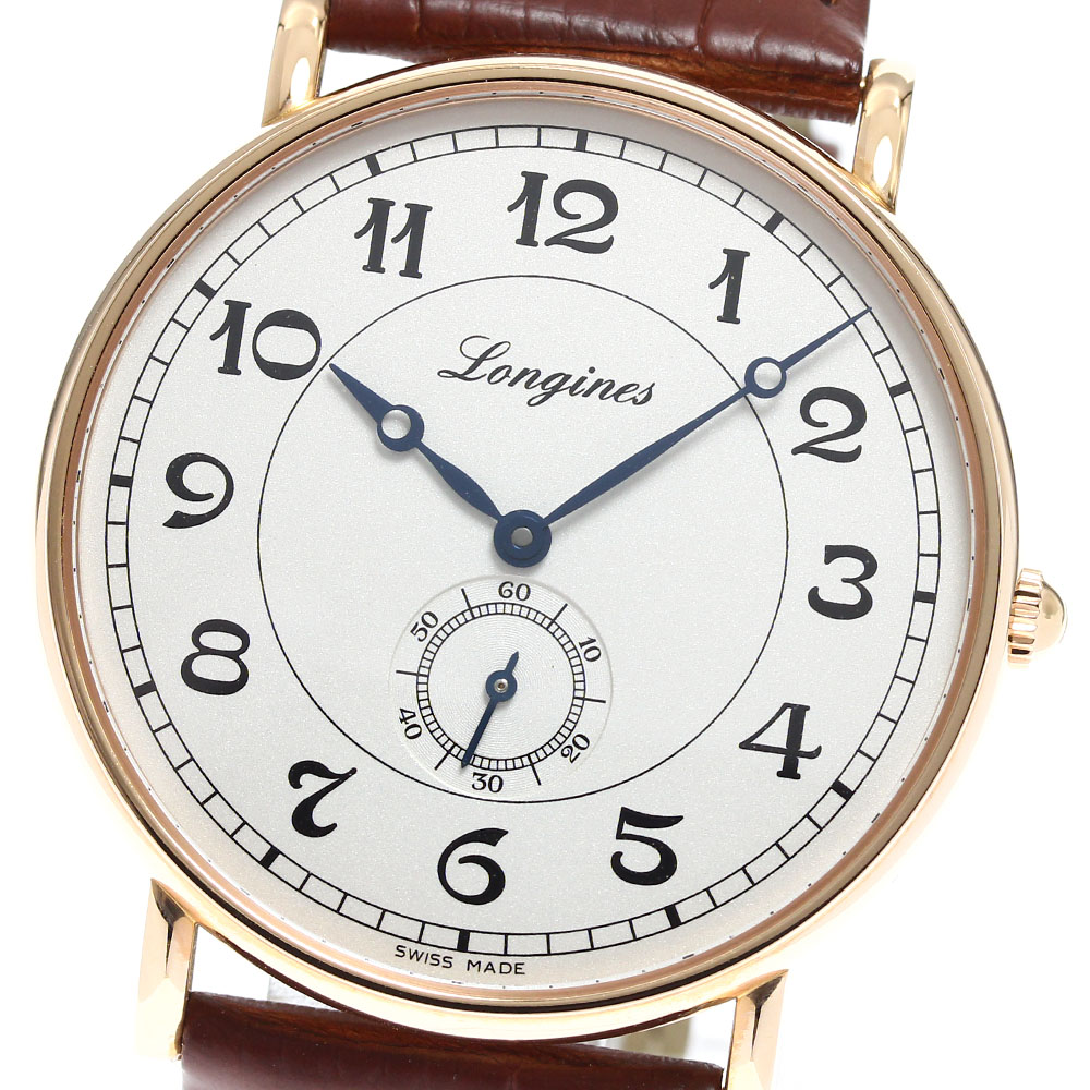 ロンジン LONGINES L4.785.8 プレザンス ヘリテージ K18PG 自動巻き メンズ 良品 箱・保証書付き_905844