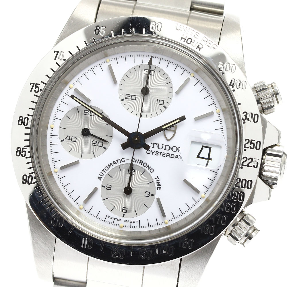 チュードル TUDOR 79180 オイスターデイト クロノタイム デイト 自動巻き メンズ 良品 箱付き_908901