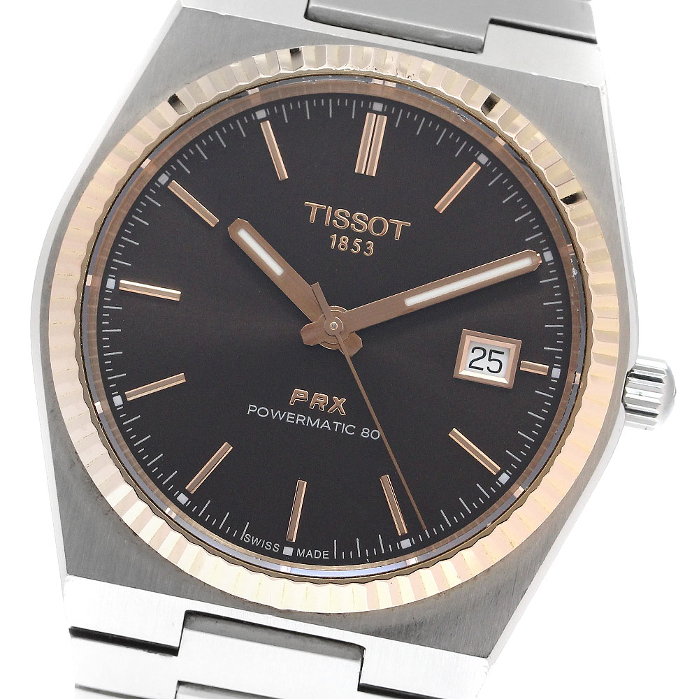 ティソ TISSOT T931.407.41.291.00 パワーマチック 18KPGベゼル 自動巻き メンズ _909937