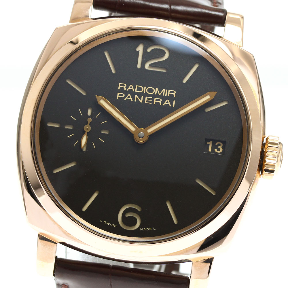 パネライ PANERAI PAM00515 ラジオミール1940 3デイズ K18PG 手巻き メンズ 美品 _826176