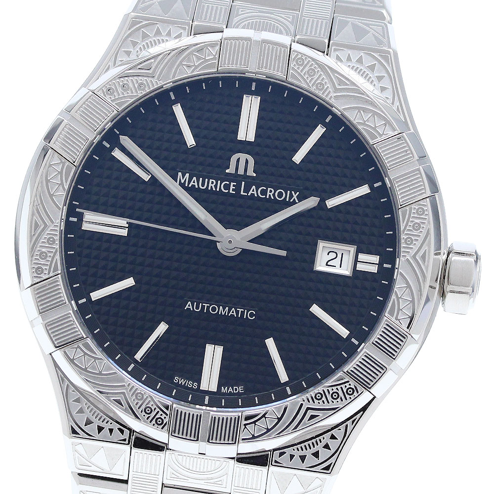 モーリスラクロア MAURICE LACROIX AI6008-SS009-330-1 アイコン オートマティック アーバン トライブ 限定500本 良品 箱・保証書付_9124