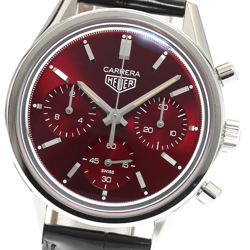 タグホイヤー TAG HEUER CBK221G カレラ キャリバーホイヤー02 世界限定600本 クロノグラフ 自動巻き メンズ 美品 箱・保証書付き_912760