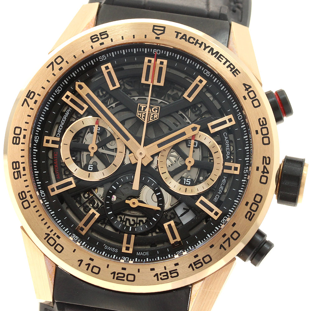 タグホイヤー TAG HEUER CBG2A51-0 カレラ キャリバー ホイヤー02 クロノグラフ 自動巻き メンズ 良品 内箱・保証書付き_876258